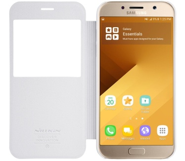 Nillkin Sparkle S-View Book Case Samsung Galaxy A3 (2017) - Wit Wit
