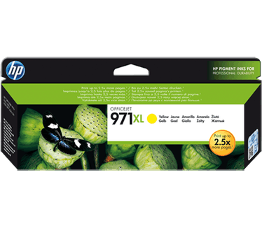 HP Officejet inktcartridge 971XL Geel (CN628AE)