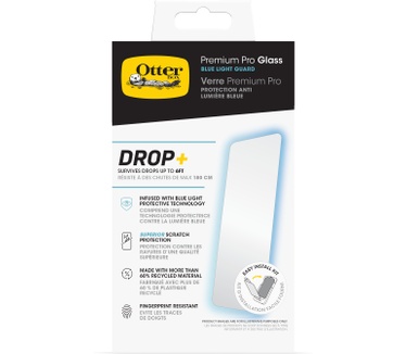 Otterbox Premium Pro Glass Blue Light Guard Series voor iPhone 16 Pro, Transparant