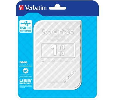 Verbatim Store 'n' Go USB 3.0 1TB Wit