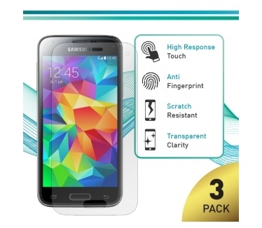 X'entrix Screen Protector Samsung Galaxy S5 Mini - Crystal Clear - 3 stuks