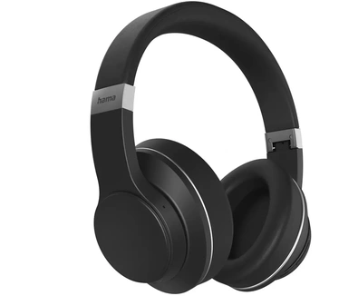 Hama Bluetooth-hoofdtelefoon "Passion Voyage" (Over Ear hoofdtelefoon, ruisonderdrukking, draadloos opladen, hoofdtelefoon met microfoon, met touch-functie, bluetooth-hoofdtelefoon, oorkussens) zwart