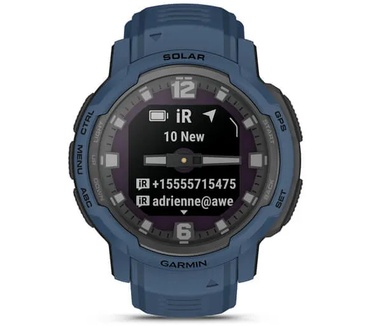 Garmin Instinct Crossover - Standard Edition Solar, Blauw