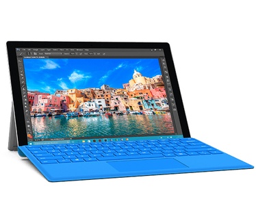 Microsoft Surface Pro 4 Type Cover Qwerty Lichtblauw