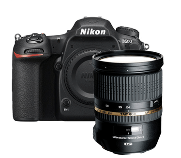 Nikon D500 + 24-70mm f/2.8 Zwart