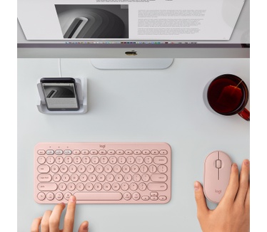 Logitech K380 for mac (Qwertz Zwitsers) Roze