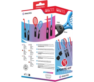 Oniverse Pack de 12 accessoires pour Nintendo Switch