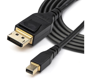 Startech.com 2m Mini DisplayPort naar DisplayPort 1.4 VESA Certified Kabel 8K 60Hz HBR3 HDR Super UHD mDP naar DP 1.4 Slim (34 AWG) Ultra HD 4K 120Hz Video/Monitorkabel