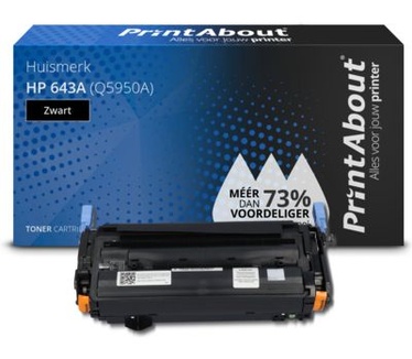 PrintAbout Huismerk HP 643A (Q5950A) Toner Zwart