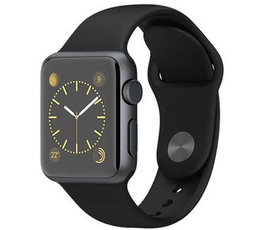 Apple Watch Sport (38mm) Grijs (Zwart)