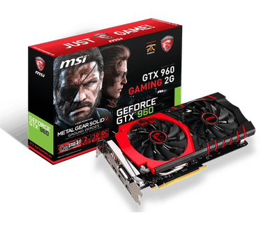 MSI GTX 960 GAMING 2G MGSV