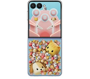 Samsung Galaxy Z Flipsuit Back Cover Transparant Galaxy Z Flip 7