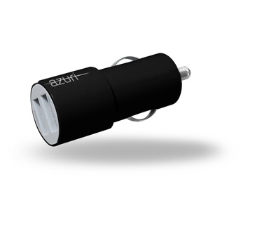 Azuri 12V USB head (excl USB kabel) met 2 USB poorten - 3,4Amp - zwart