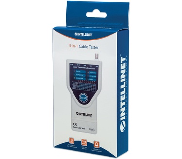 Intellinet 5-in-1 Cable Tester, Tests 5 Commonly Used Network and Computer Cables