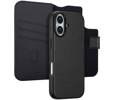 Accezz Leather Bookcase 2-in-1 met MagSafe