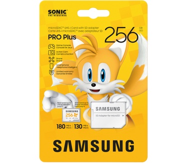 Samsung Sonic the Hedgehog™ PRO Plus microSD Card