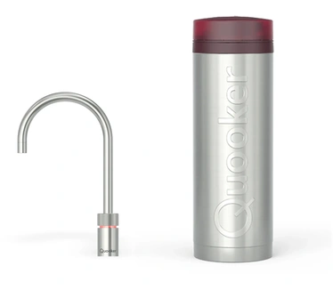 Quooker Nordic Single tap Round Roestvrij staal incl. PRO3 reservoir