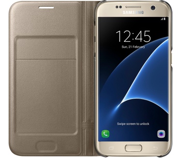 Samsung Galaxy S7 Led View Cover (Galaxy S7) Goud