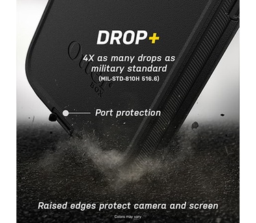 Otterbox Defender Series voor Apple iPhone 12/iPhone 12 Pro, zwart - Geen retailverpakking