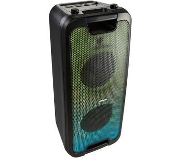 Medion LIFE E61400 partyspeaker, LC-display, Bluetooth 5.0, Karaoke, Eenvoudig te transporteren, 2 x 22 W RMS