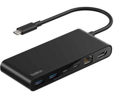 Belkin Connect Universeel 14-poorts USB-C-dockingstation voor 2 beeldschermen