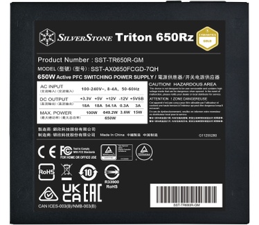 Silverstone Triton 650Rz