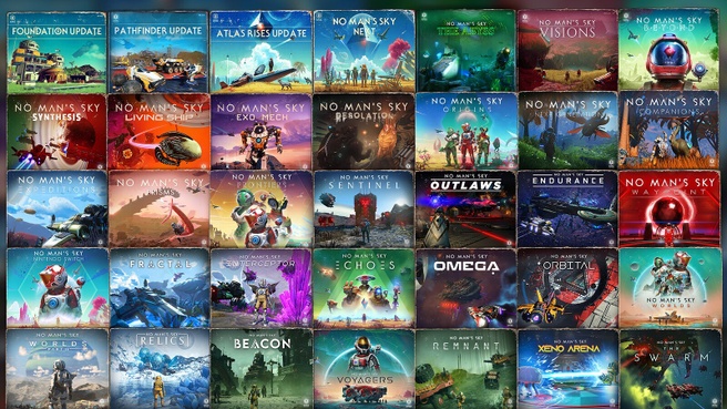 Alle updates van No Man's Sky