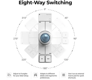 Keychron Nape Pro Compact Trackball wi