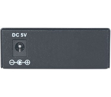 Intellinet Gigabit Ethernet Single Mode Media Converter, 10/100/1000Base-T to 1000Base-Lx (SC) Single-Mode, 20km (Euro 2-pin plug)