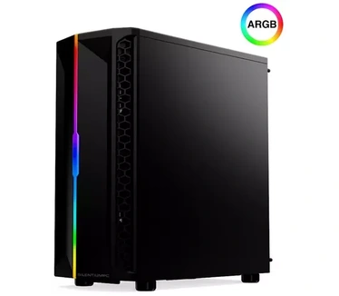 ScreenON Basic Gaming PC (Ryzen 5 3600 4,2 Ghz, 16 GB DDR4 werkgeheugen, GTX 1660, 240GB SSD schijf en 1 TB HDD)