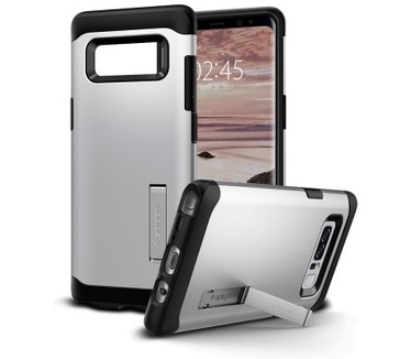 Spigen Samsung Galaxy Note 8 hoesje Slim Armor Zilver