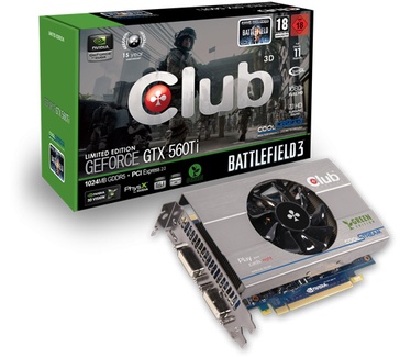 Club 3D GeForce GTX 560Ti Battlefield 3 Edition