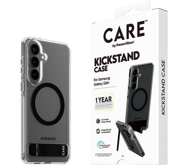 PanzerGlass CARE™ by PanzerGlass® Case Transparent w. Black Kickstand & Qi Samsung Galaxy S26+