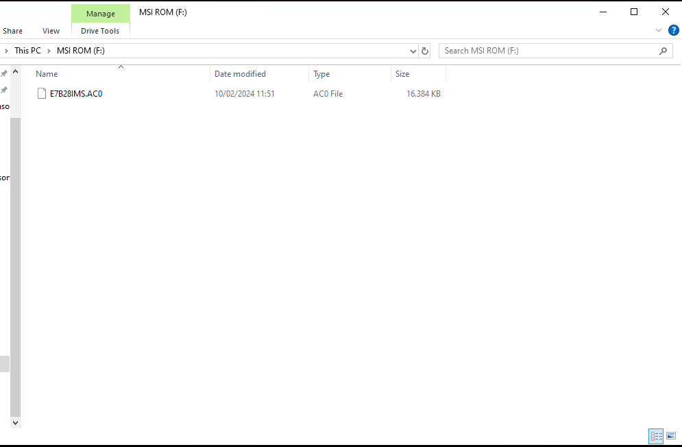 BIOS MFlash ziet bestand niet Processors, moederborden en geheugen GoT