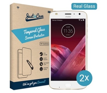 Just in Case Tempered Glass Motorola Moto Z2 Play - 2 pack