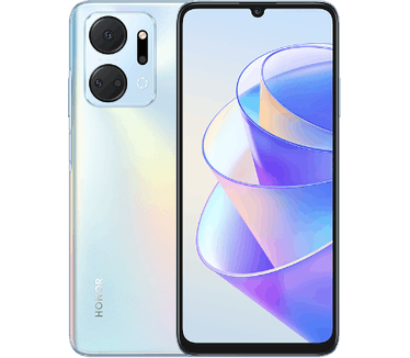 Honor X7a, 4GB ram Titanium, Zilver