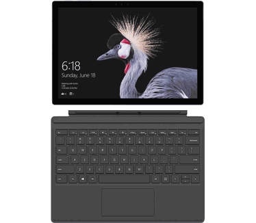 Microsoft Surface Pro - i5 - 4 GB - 128 GB + Typecover Zwart