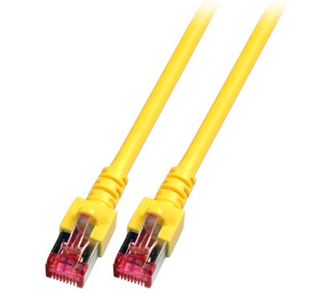 EFB Elektronik RJ45 Patchkabel S/FTP, Cat.6, LSZH, 0.15m, gelb