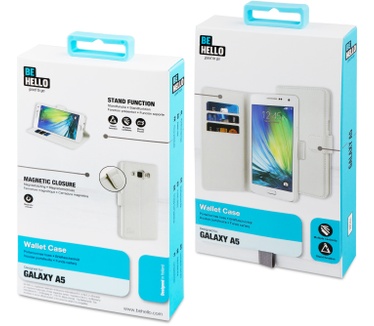 BeHello Samsung Galaxy A5 (2015) Wallet Case White