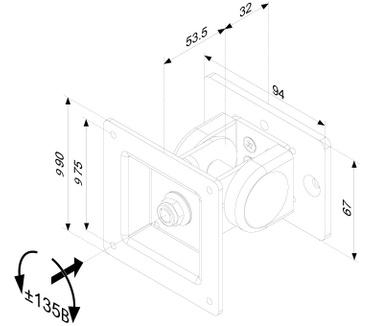 Newstar Flatscreen Toolbarsteun (FPMA-DTBW100)