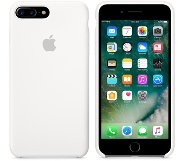 Apple iPhone 7 plus Siliconenhoesje Wit