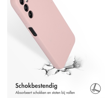 Accezz Liquid Silicone Backcover Samsung Galaxy A14 (5G) - Roze