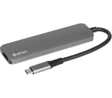 eStuff USB-C HDMI Hub Grey