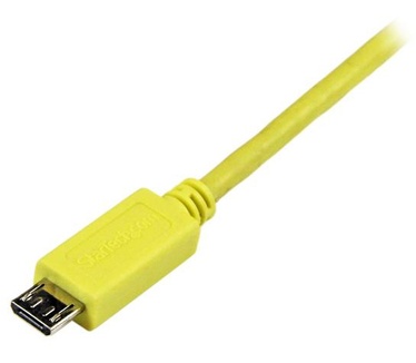 Startech.com Micro-USB-kabel   1 m, geel