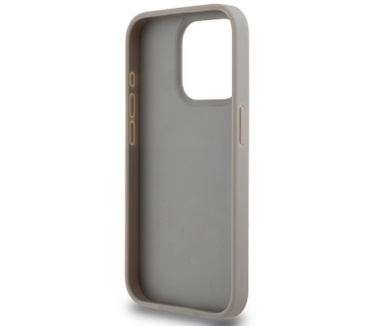 DKNY Textured Tonal Stripe Back Case - iPhone 14 Pro (6.1") Beige Beige