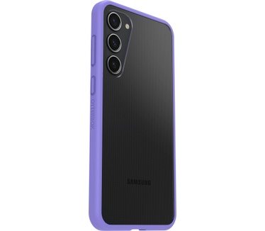 Otterbox OtterBox React-hoesje voor Galaxy S23+ , schokbestendig, valbestendig, ultradun, beschermende, getest volgens militaire standaard, Antimicrobieel, Purplexing