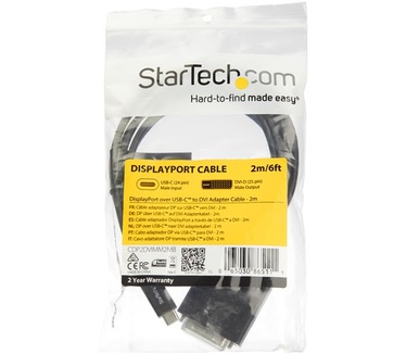 Startech.com USB-C naar DVI adapterkabel 2 m 2560x1600