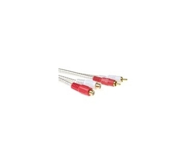 Intronics High quality audio verlengkabel 2x Tulp male - 2x Tulp female