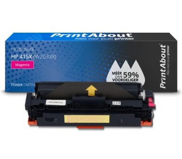 PrintAbout Huismerk HP 415X (W2033X) Toner Magenta Hoge capaciteit