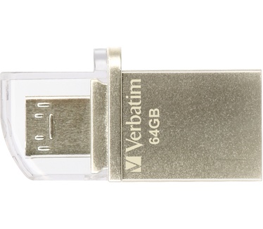 Verbatim Store 'n' Go OTG Micro Drive 64GB Aluminium